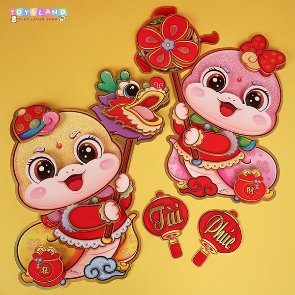 LT041 MIẾNG DÁN CỬA TẾT 2025 SIZE 5