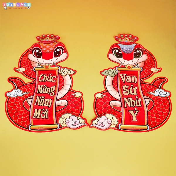 LT019 MIẾNG DÁN CỬA TẾT 2025 SIZE 7