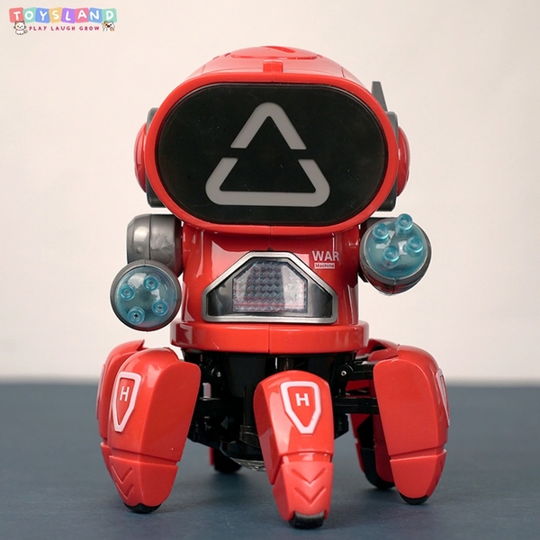 ZR142-7  HỘP ROBO PIN NHẠC ĐÈN NHẢY DANCING   Squios Game