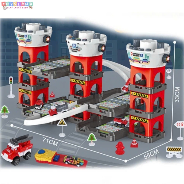 399-17  HỘP BÃI ĐẬU XE + 6C HƠI ĐUA, 4C CỨU HỎA 399-17 đến 399-28