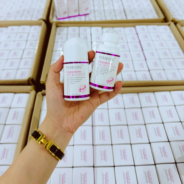 Ln Kh Thm Sng Da Vng Di Cnh Tay WHISIS Glutathione Fresh Roll On  Deodorant 50ml