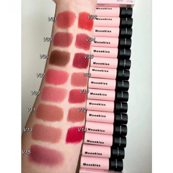 Son kem Mooekiss Velvet Lip Mud