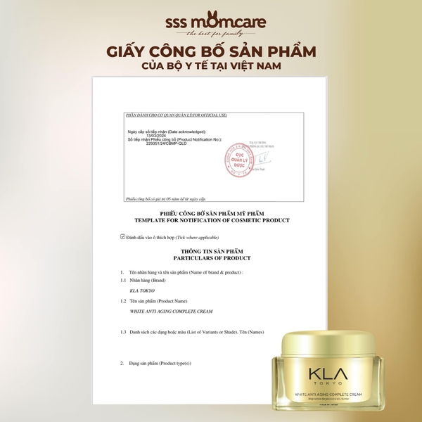 Kem dưỡng chống già 5in1 KLA Nhật Bản
