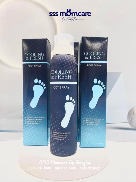 Xịt khử mùi chân WellDerma Cooling Fresh Hàn Quốc
