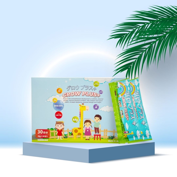 Siro GROW PLUS+ Nhật Bản giúp trẻ CAO - KHÔN - LỚN