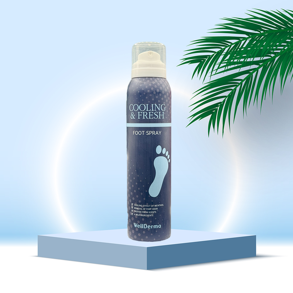 Xịt khử mùi chân WellDerma Cooling Fresh Hàn Quốc