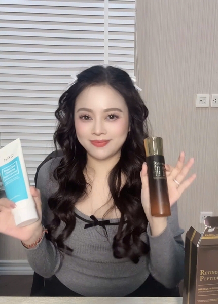 Toner Retinol Peptide Wellderma 150ml tặng SRM Hàn Quốc