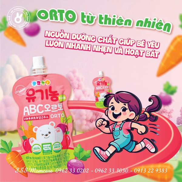 Nước dinh dưỡng thiên tài ORTO - 10 gói