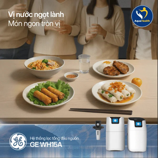 Hệ thống lọc tổng GE WH15A - Bảo vệ toàn diện cho nguồn nước sinh hoạt