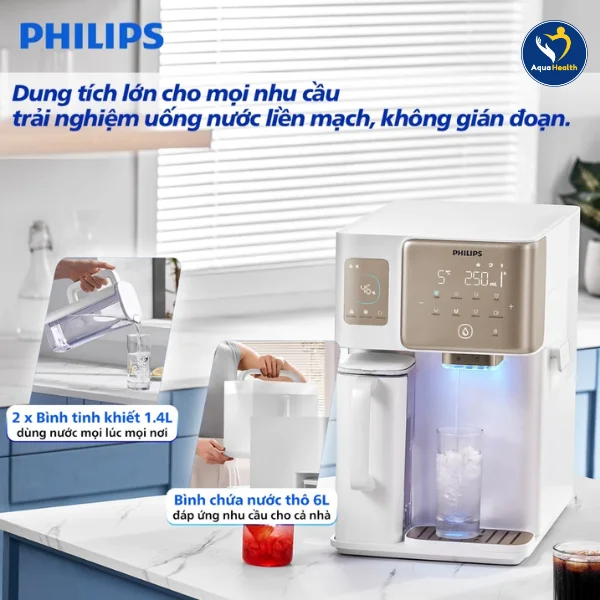 Máy lọc nước làm đá Philips ADD6922CG/97 với bình chứa nước dung tích lớn