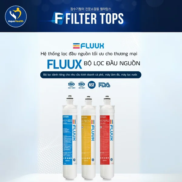 Bộ Lọc Đầu Nguồn Chungho FLUUX 3 - Hệ thống lọc 3 cấp
