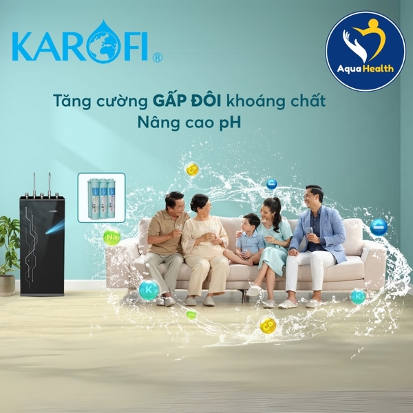 Bộ lõi Smax hiệu suất cao HP 6.0 - Gấp đôi khoáng chất, nâng cao pH