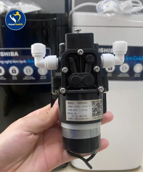 Linh kiện máy lọc nước Toshiba-Hình thực tế bơm 12V cho cây hút bình Toshiba W1669