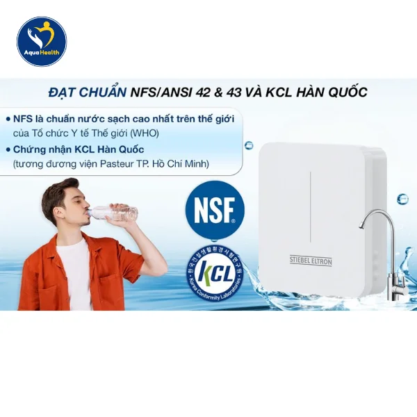 Máy lọc nước Stiebel Eltron Cloud - đạt chuẩn NSF và KCL Hàn Quốc