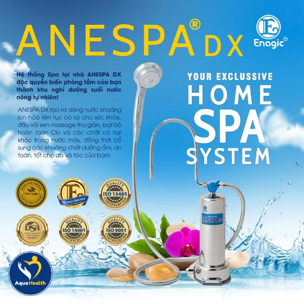 Các chứng nhận về chất lượng của máy tắm khoáng Kangen Anespa DX