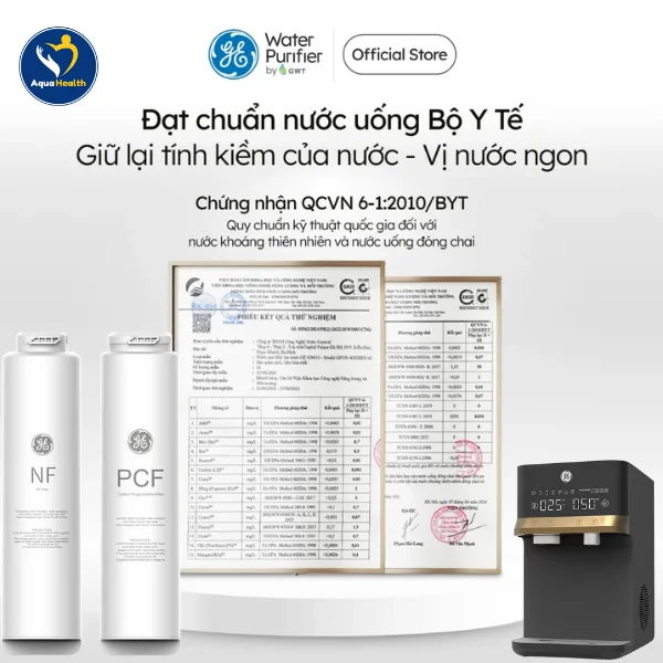 Lõi lọc nước GE CTS20 - Được chứng nhận an toàn về chất lượng sức khỏe