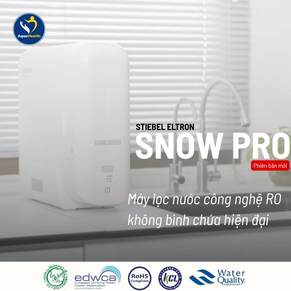 máy lọc nước Stiebel Eltron Snow Pro - các chứng nhận về sức khỏe