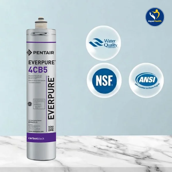 Các chứng nhận về chất lượng sức khoẻ của lõi lọc nước Pentair Everpure 4CB5 EV9617-11