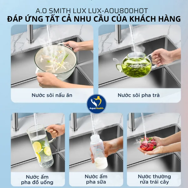 Vì Sao Máy Lọc Nước A.O Smith LUX-800HOT Lại Được Các Gia Đình Ưa Chuộng?