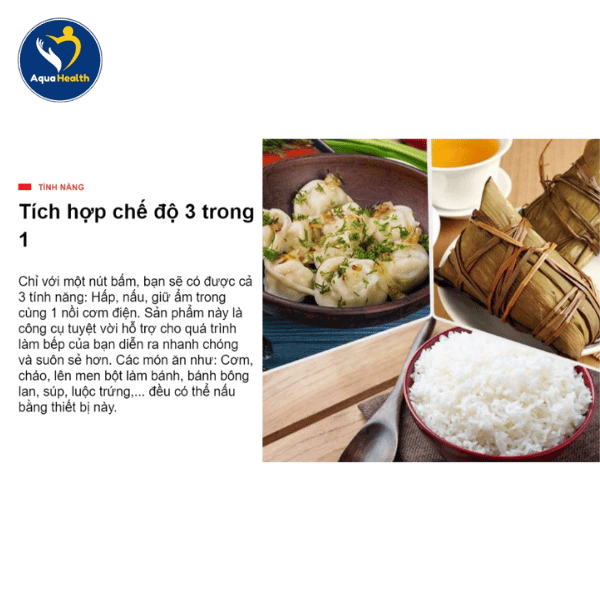 Chế Độ Nấu Đa Năng 3 Trong 1