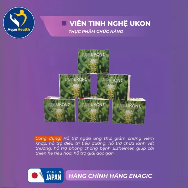 Công Dụng Của Viên Nghệ TURMERIC KANGEN UKON SIGMA