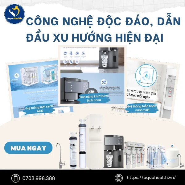 review máy lọc nước ChungHo- công nghệ lọc độc đáo dẫn đầu xu hướng hiện đại