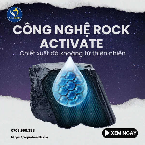Máy lọc nước Toshiba NA1SVN(K) - Công nghệ Rock Activate chiết xuất từ đá khoáng thiên nhiên