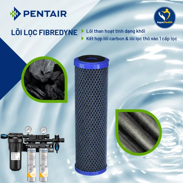 Máy lọc nước Pentair Everpure QC7I PF Twin 4FC - Công nghệ Fibredyne II