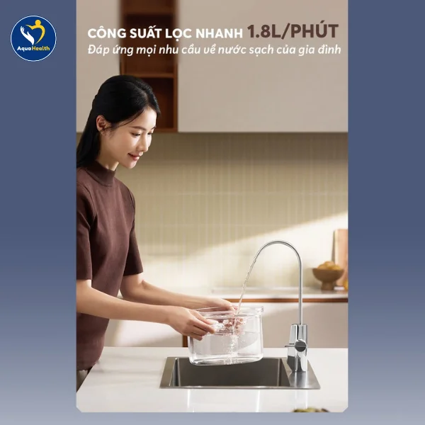 Máy lọc nước A.O Smith R700Slim- Công suất lọc vượt trội