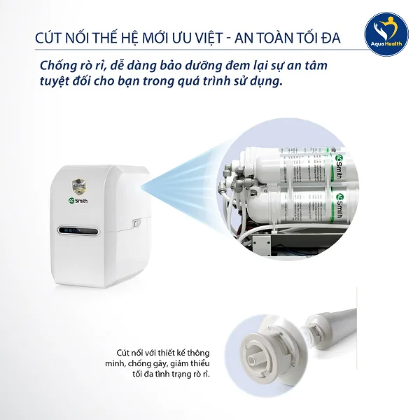 Máy lọc nước A.O Smith E3 - Cút nối nhanh thế hệ mới