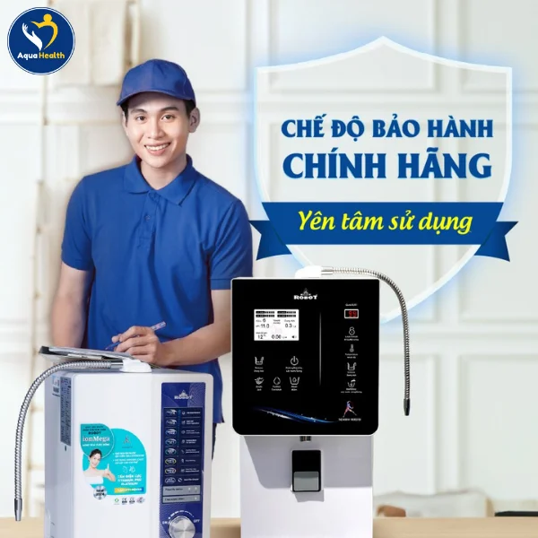 Máy lọc nước ion kiềm AquaHealth chính hãng