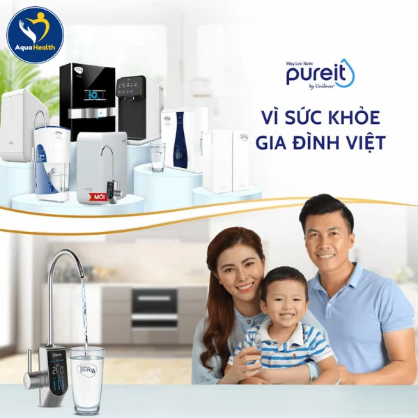 Thay lõi máy lọc nước Pureit đảm bảo sức khỏe cho cả gia đình