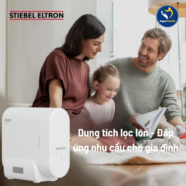 Dung tích lọc lớn, đáp ứng nhu cầu sử dụng mỗi ngày