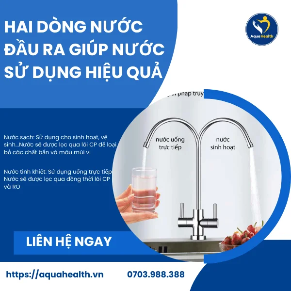 Máy lọc nước RO Philips (60L/P) - Vòi nước kép thông minh