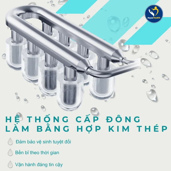 Toshiba TWP-IW2469SVN(K) - Hệ thống cấp đông bằng hợp kim thép không gỉ