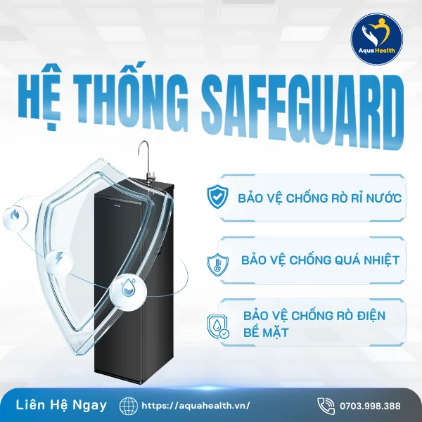 Hệ thống SafeGuard máy lọc nước Toshiba NA1SVN(K)