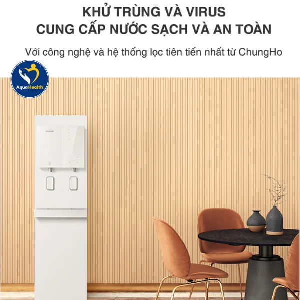 máy lọc nước ChungHo Digital Meta - hệ thống tự động làm sạch 