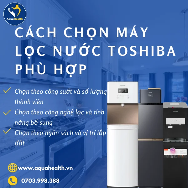 Giá máy lọc nước Toshiba - Cách chọn máy phù hợp