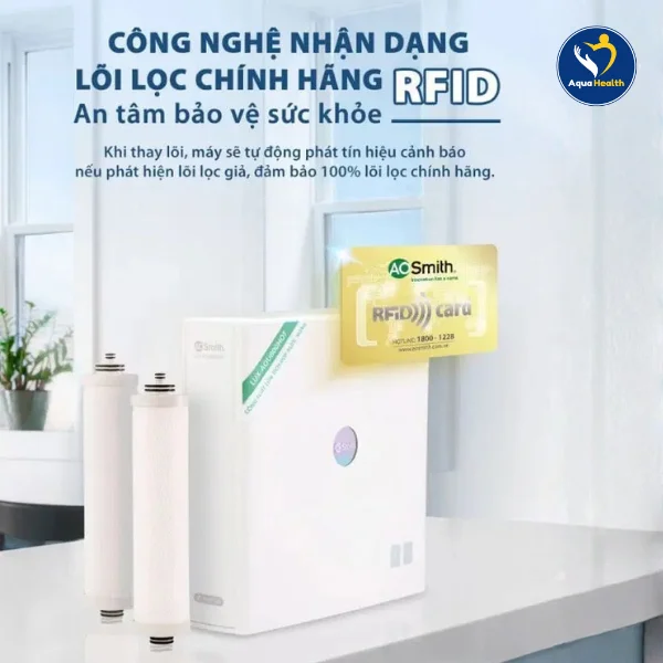 Hướng dẫn thay thế bộ lõi lọc nước A.O Smith LUX-AOU800HOT -