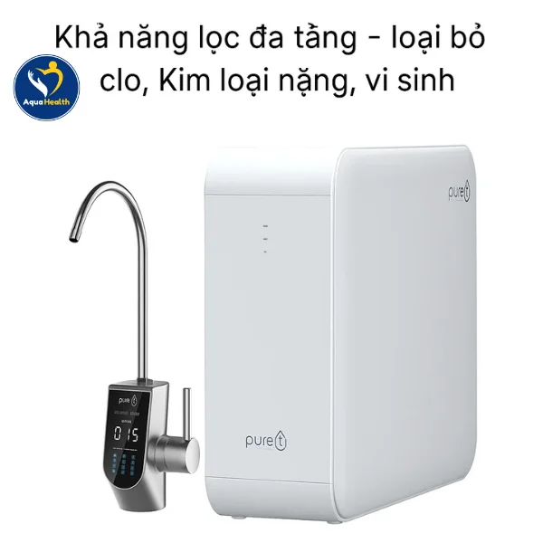 Máy lọc nước Pureit Delica loại bỏ clo, kim loại nặng