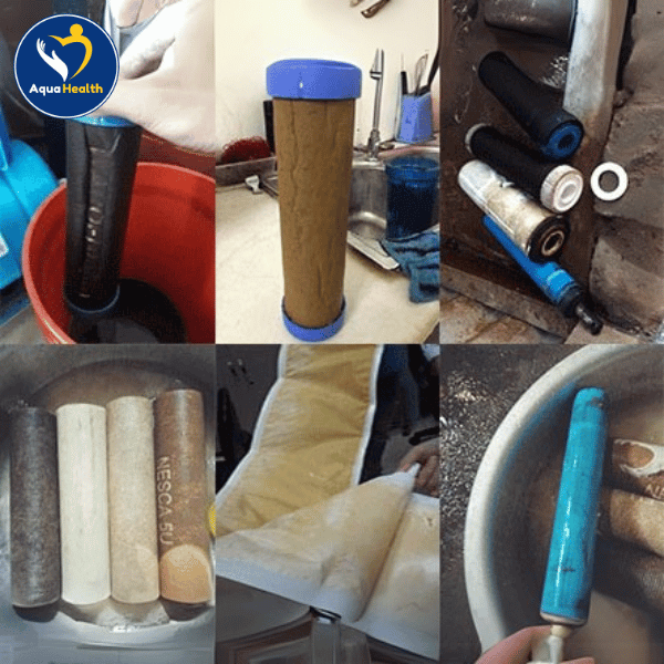 Màng lọc thô bị tắc khiến máy lọc nước RO ra nhiều nước thải hơn rõ rệt