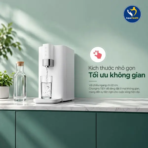Máy lọc nước Chungho Tidy WP-43C6500M - Kích thước nhỏ gọn tối ưu không gian