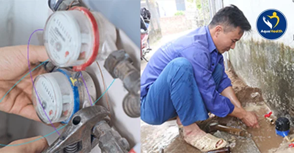 Hướng dẫn sửa máy lọc nước bị ngập nước - Nên kiểm tra các khớp nối của nguồn nước đầu vào