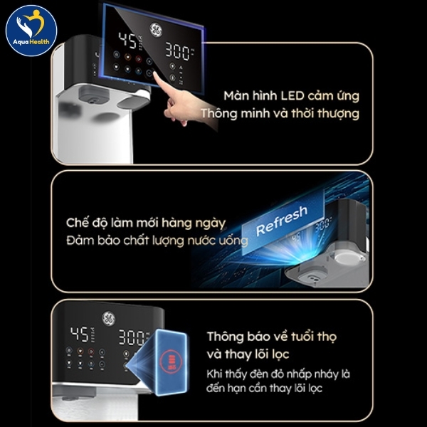 Các tính năng hỗ trợ ưu việt khác trên máy lọc nước GE CTS10