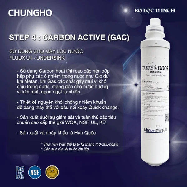 Lõi Carbon Active (GAC)