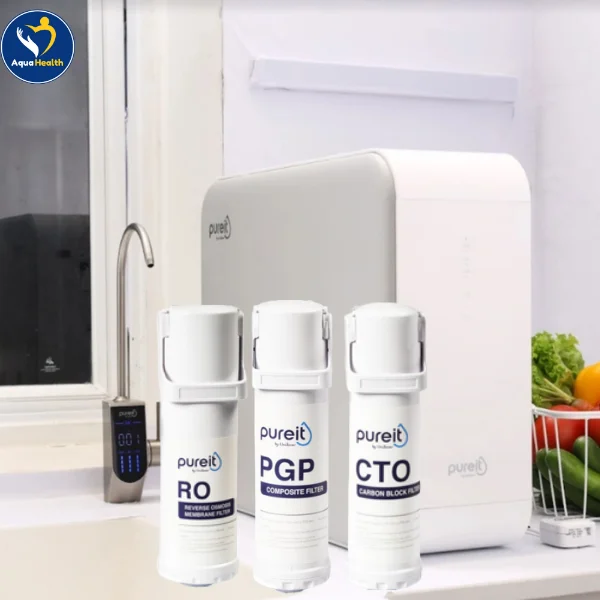 thay lõi máy Pureit Delica UR5840 chính hãng với AquaHealth