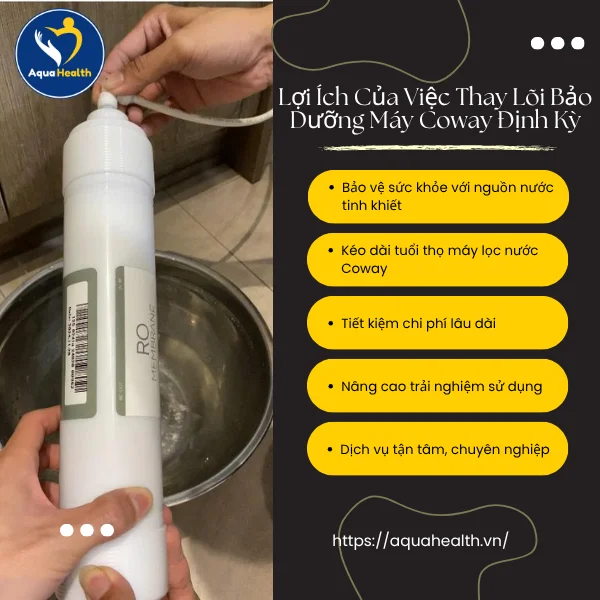 Lợi Ích Của Việc Thay Lõi Bảo Dưỡng Máy Coway Định Kỳ