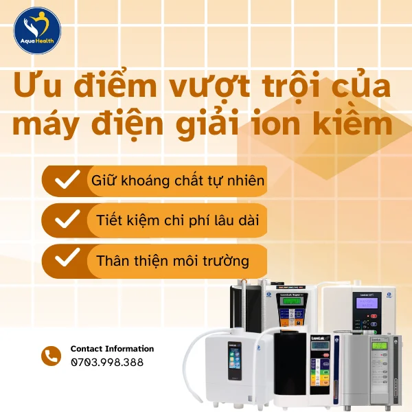 giá máy điện giải ion kiềm kangen - ưu điểm vượt trội của máy điện giải