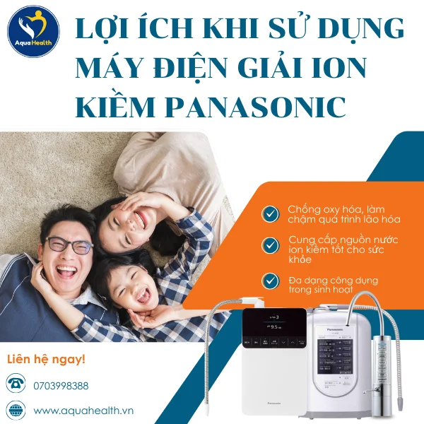Giá máy điện giải Panasonic - Lợi ích khi sử dụng