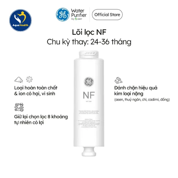 Lõi lọc nước GE GN610 - Lõi NF công nghệ G+ độc quyền